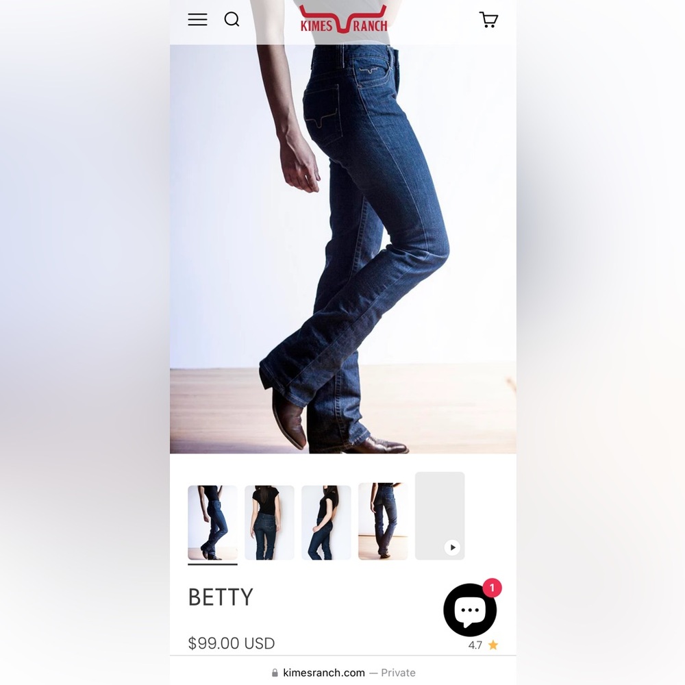 NWT Kimes Betty 4/38